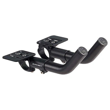 Ritchey Comp Silver Clip-On Handlebar, BB Black