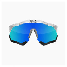 Scicon Aeroshade XL Sport Sunglasses (Multimirror Blue/Crystal Gloss)