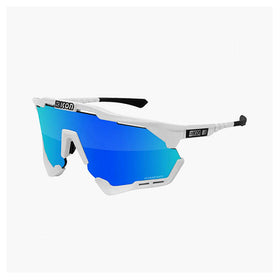 Scicon Aeroshade XL Sport Sunglasses (Multimirror Blue/White Gloss)