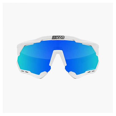 Scicon Aeroshade XL Sport Sunglasses (Multimirror Blue/White Gloss)