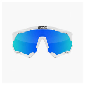 Scicon Aeroshade XL Sport Sunglasses (Multimirror Blue/White Gloss)