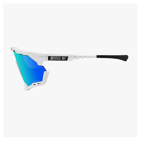 Scicon Aeroshade XL Sport Sunglasses (Multimirror Blue/White Gloss)
