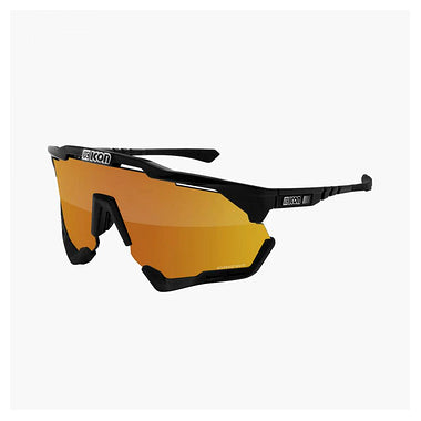 Scicon Aeroshade XL Sport Sunglasses (Multimirror Bronze/Black Gloss)