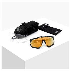 Scicon Aeroshade XL Sport Sunglasses (Multimirror Bronze/Black Gloss)