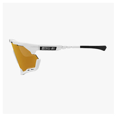 Scicon Aeroshade XL Sport Sunglasses (Multimirror Bronze/White Gloss)