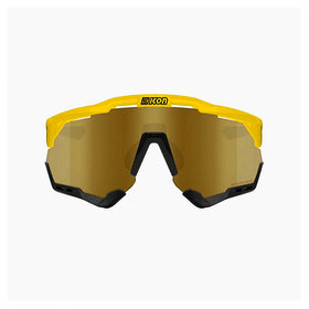 Scicon Aeroshade XL Sport Sunglasses (Multimirror Bronze/Yellow Gloss)