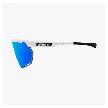Scicon Aerowing Sport Sunglasses (Multimirror Blue/White Gloss)