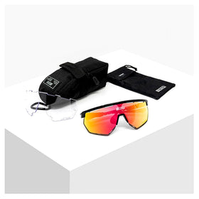 Scicon Aerowing Sport Sunglasses (Multimirror Red/Black)