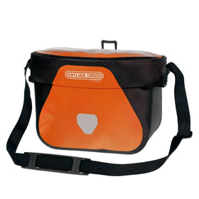 Ortlieb Ultimate Six Classic Handlebar Bag (Orange-Black)