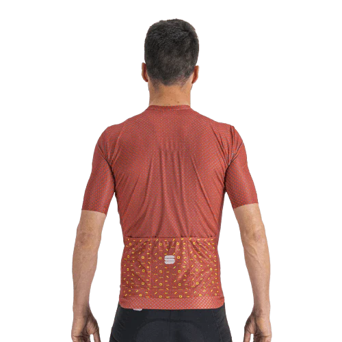 Sportful Checkmate Mens Cycling Jersey (Chilli Red Malives)