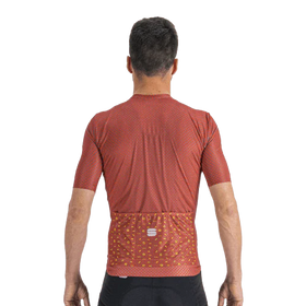 Sportful Checkmate Mens Cycling Jersey (Chilli Red Malives)