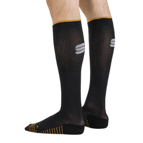 Sportful Recovery Unisex Cycling Socks (Black Orange SDR)