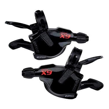SRAM X9 10 Speed Mecahncial Shifter (Glossy Black)