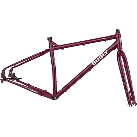 Surly - Frame Set - Ogre, Medium, Fermented Plum