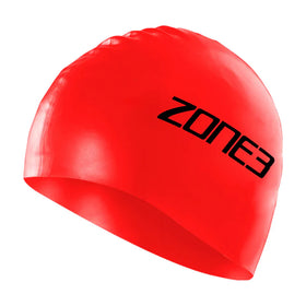 Silicone Swim Cap - Red
