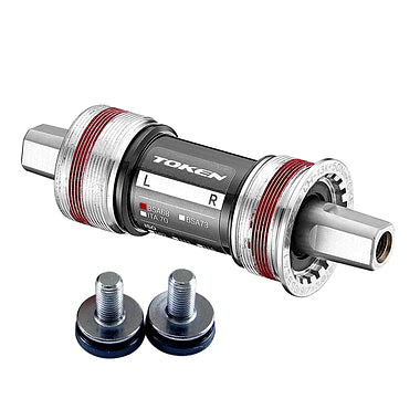 Token JIS Square Tappered CRO Axel Alloy Cups Bottom Bracket