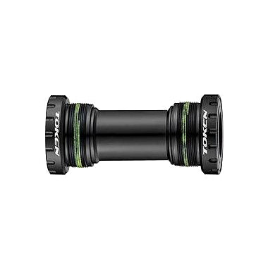 Token Shimano Italian Thread Bottom Bracket (Black)