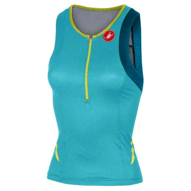 FREE W TRI SINGLET-PASTEL BLUE/CARIBBEAN