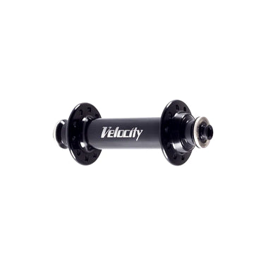 Velocity Race Hub Front - 28h Black