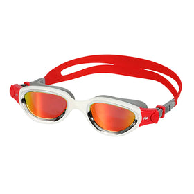 Zone3 Venator-X Swim Goggles - Polarized Lens - Silver/White/Red