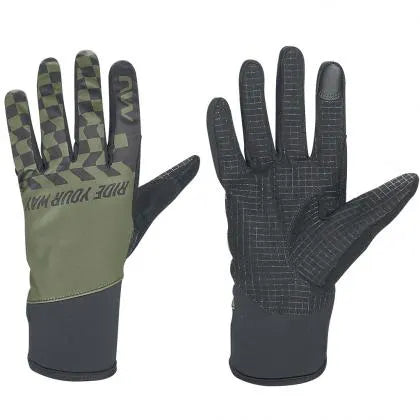 Northwave Winter Active Full Gloves-Forest Green/Black