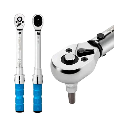 Toopre Torque Wrench 2-24Nm Adjustable Preset 1/4 Inch Ratchet Wrench Set