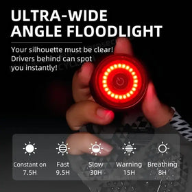 Cyclami Rear Light Anti Theft Bicycle Tail Light